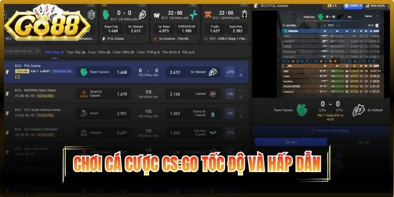 CS:GO tốc độ và hấp dẫn